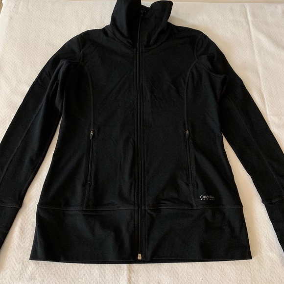 Calvin Klein Performance Quick Dry Jacket, Size S, Black - Picture 3 of 13